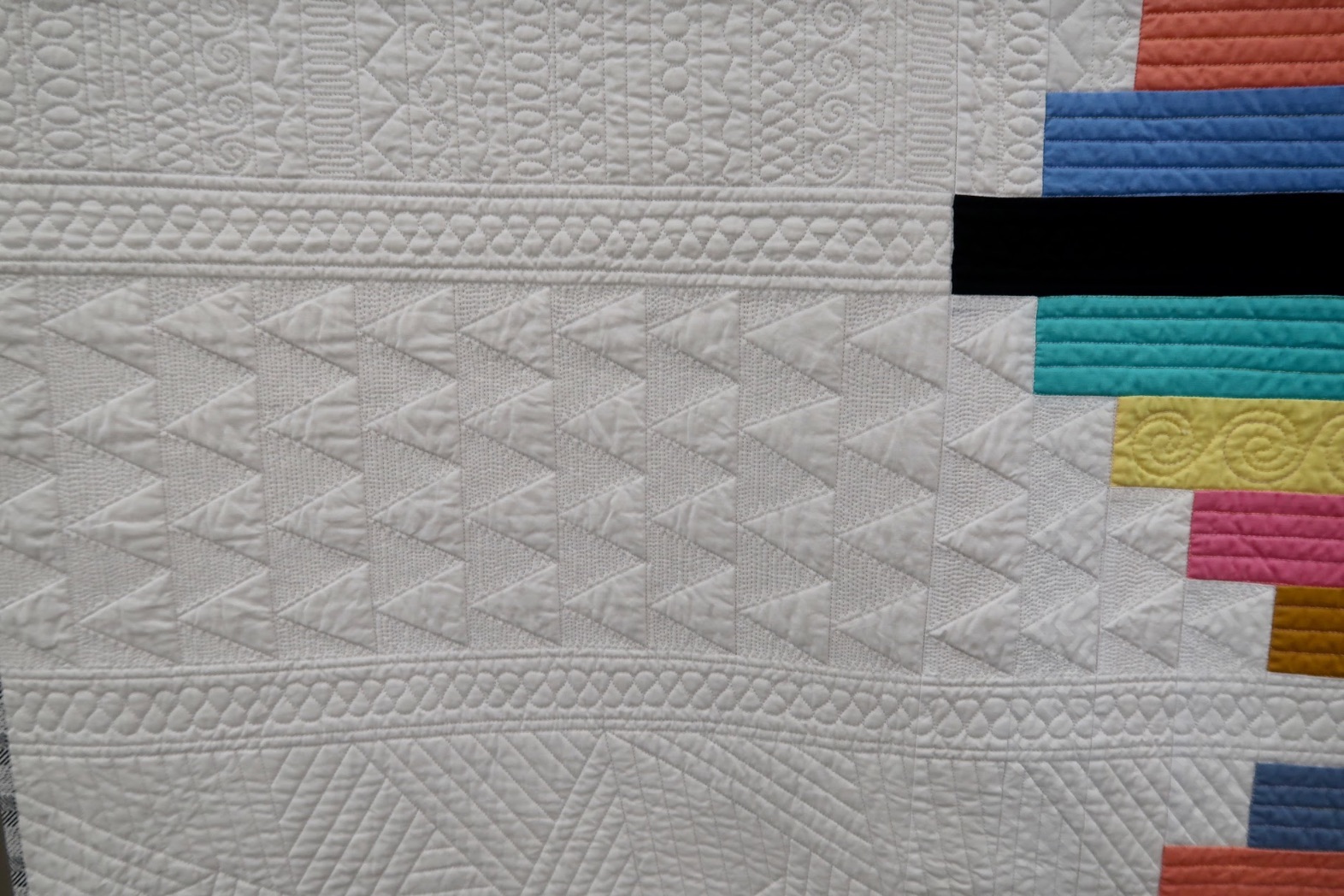 "Negative Space, Positive Attitude" by Victoria Findlay Wolfe - Detail 1